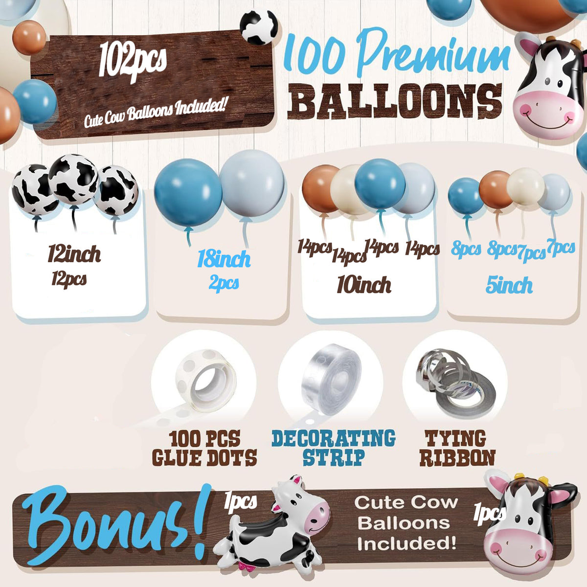Western Cowboy Balloon Arch Kit