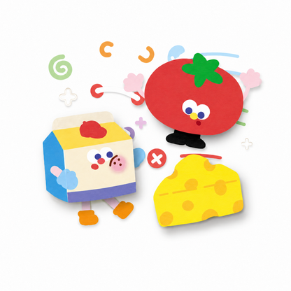 Childhood Shaped Sticky Note Set