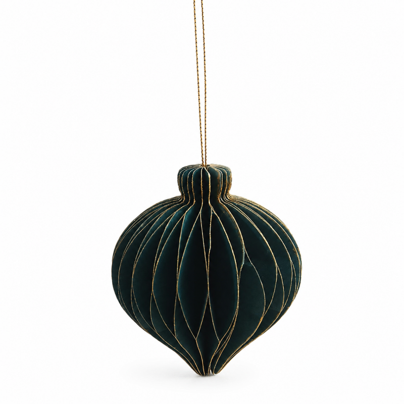 10 Honeycomb Christmas Ornament Collection