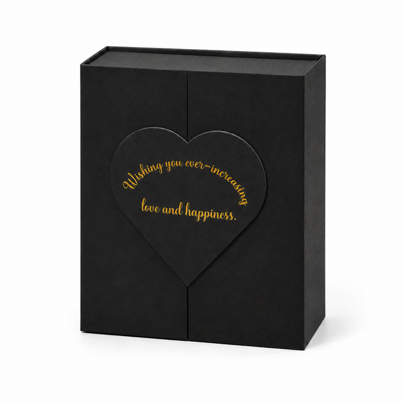 Heart Empty Gift Box with Matching Handbag