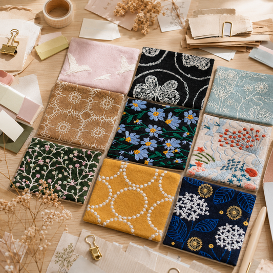 Patterned Fabric Pot Coasters
