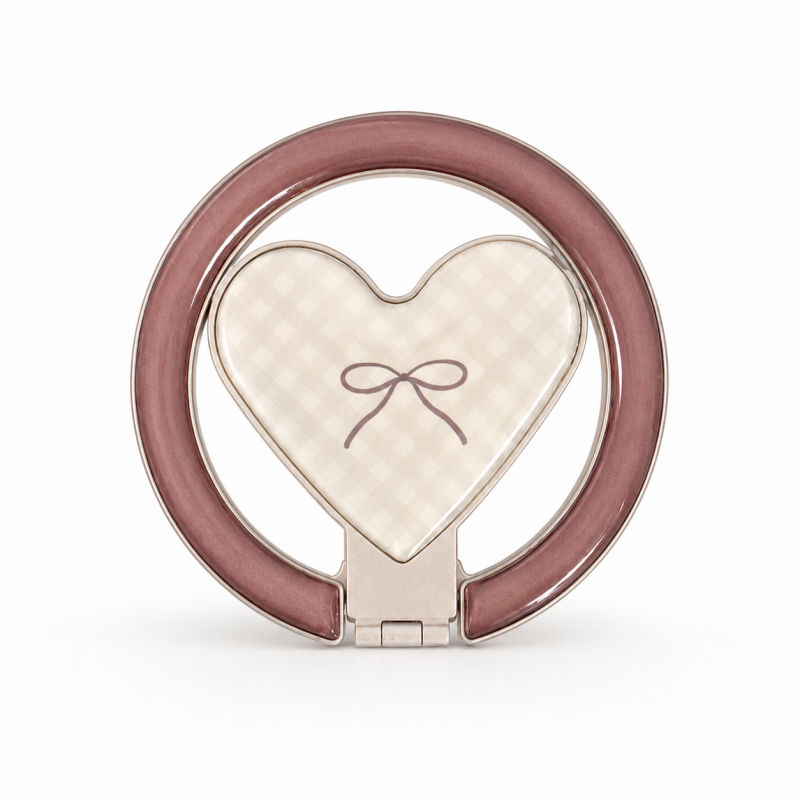 Magnetic Heart Shape Ring Stand for Phone