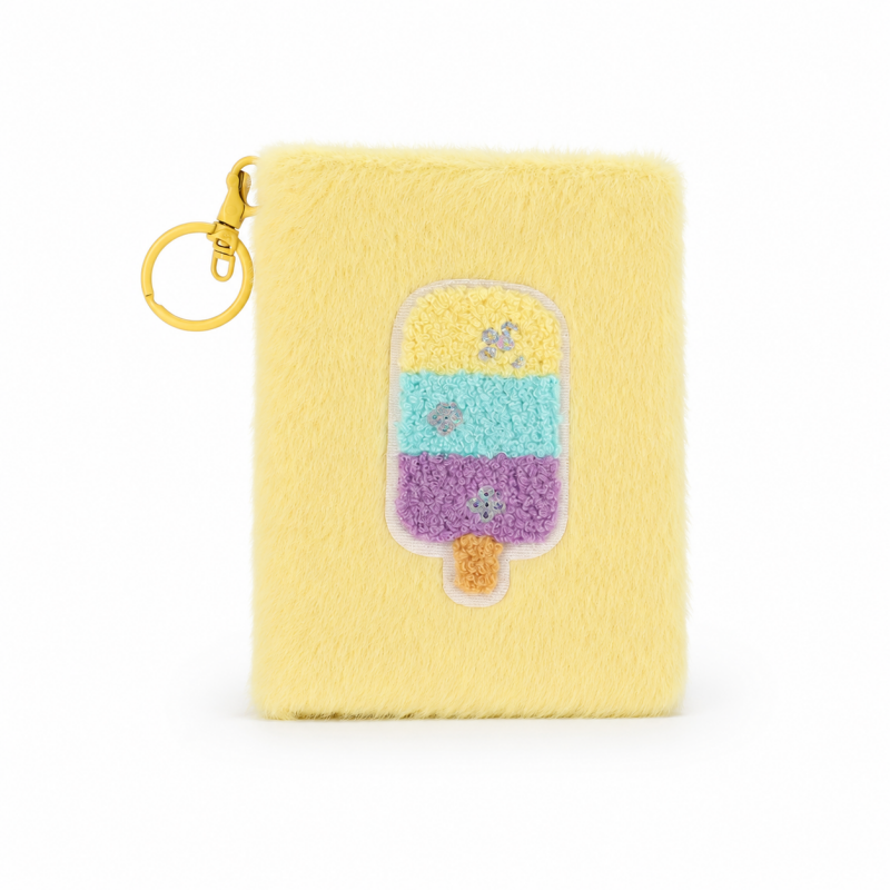 10 Cupcake Plush Keychain Notebook