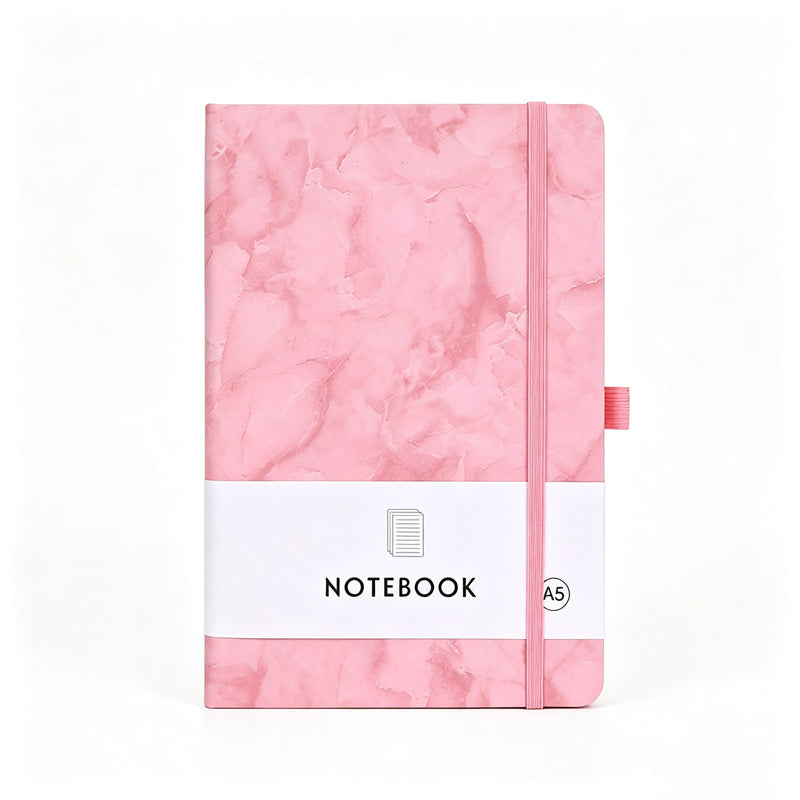 Marble Hardcover Journal With Pen Loop