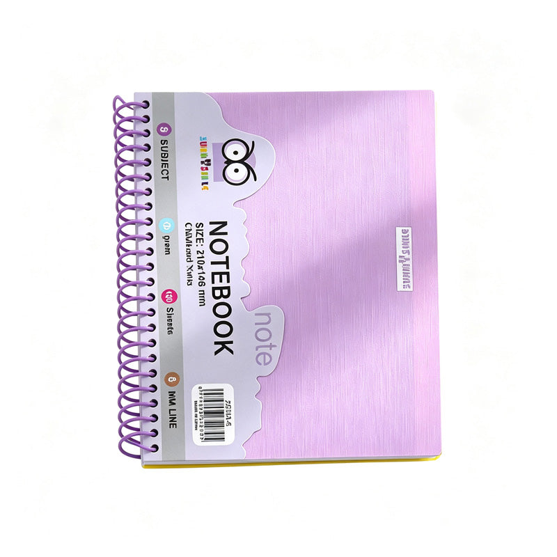 Color Divider Spiral Notebook