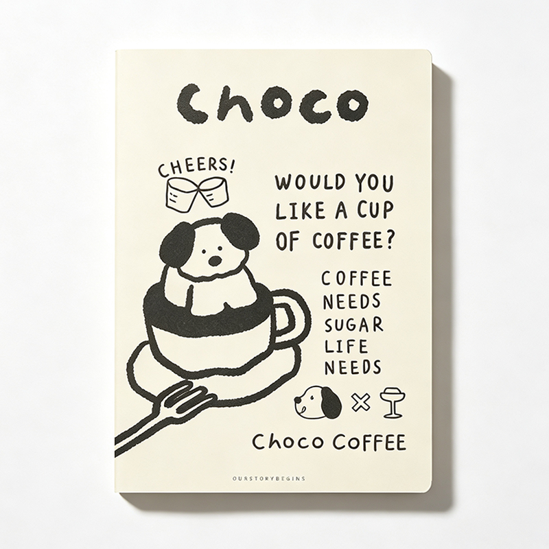 Floral Dog Bakery Bound Notebook