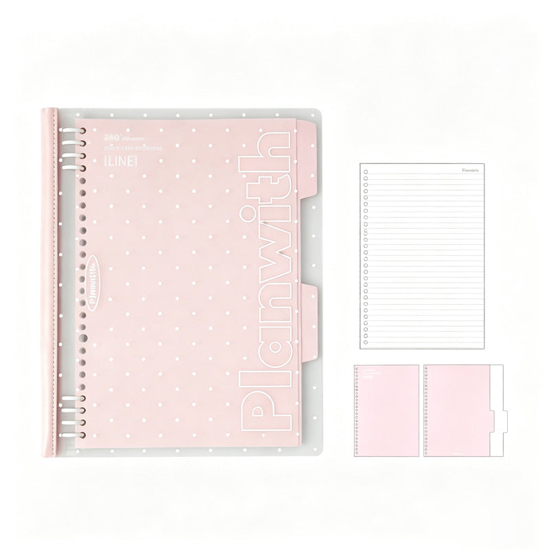 Pastel B5 Refillable Binder Notebook
