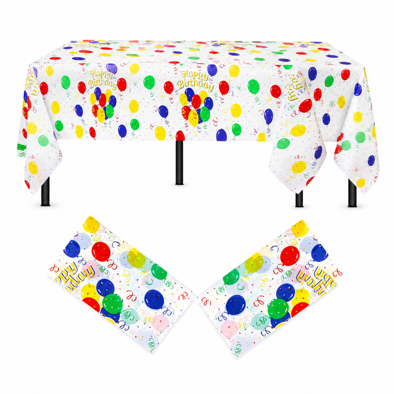 Gingham Rectangular Party Tablecloth