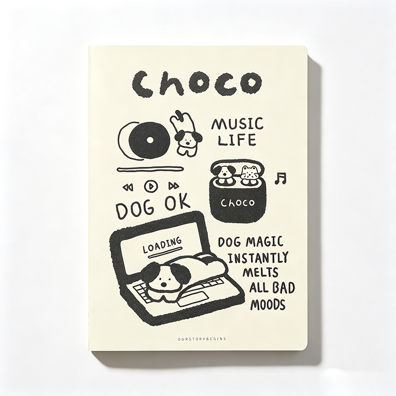 Floral Dog Bakery Bound Notebook