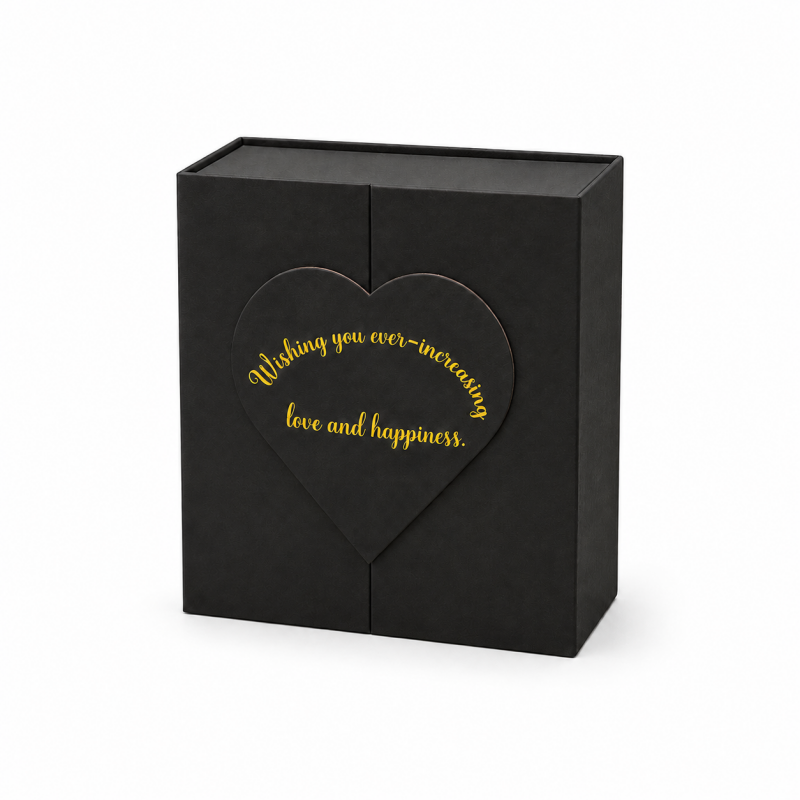 Heart Empty Gift Box with Matching Handbag