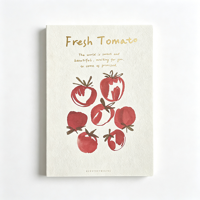 Food Diary Illustrated Pocket Notebook