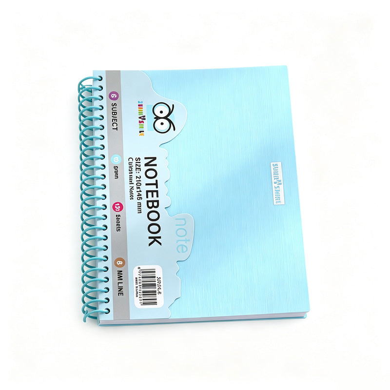 Color Divider Spiral Notebook