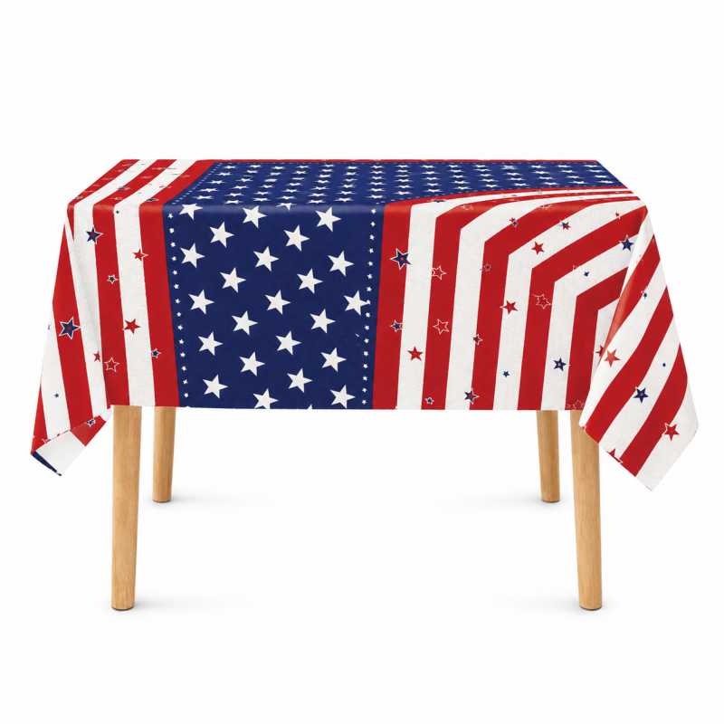 Gingham Rectangular Party Tablecloth