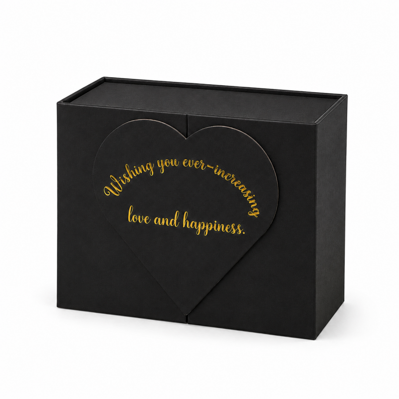 Heart Empty Gift Box with Matching Handbag