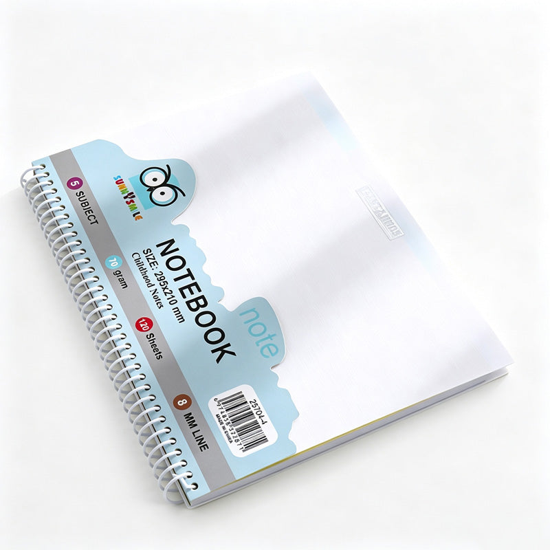 Color Divider Spiral Notebook