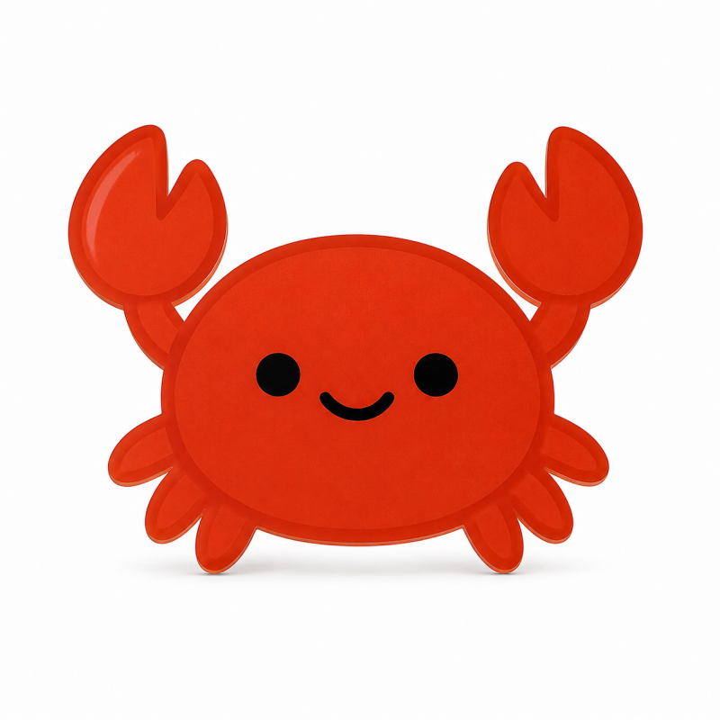Cute Character Acrylic Coasters