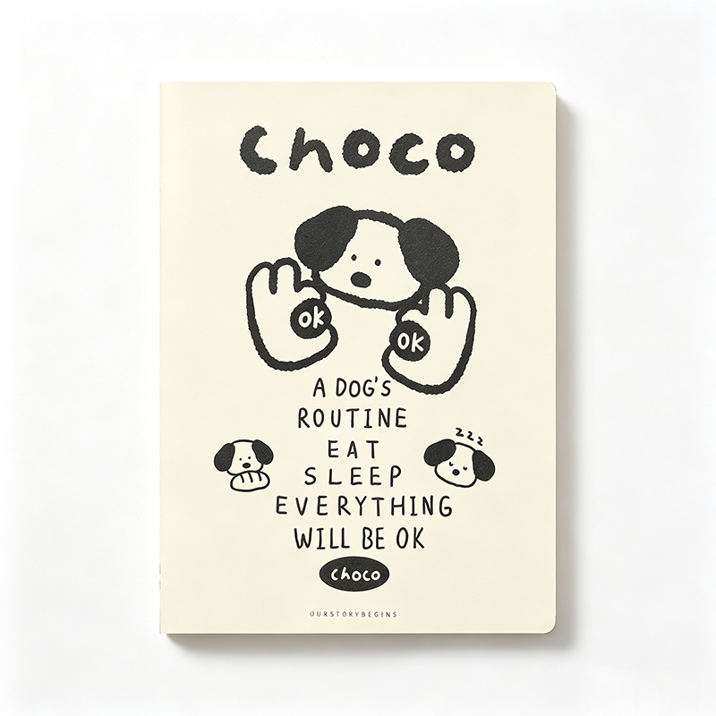 Floral Dog Bakery Bound Notebook