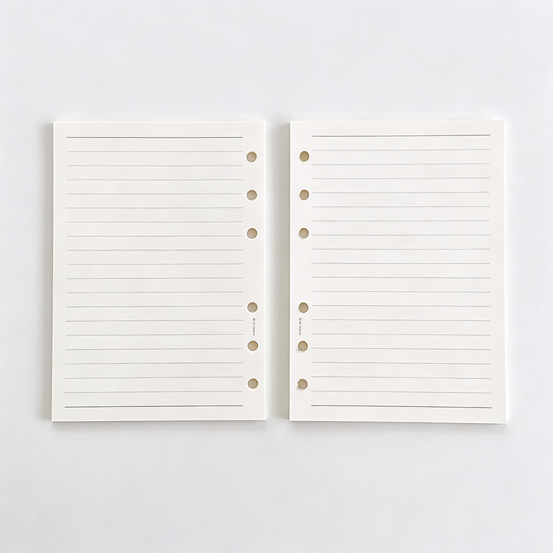 A6 Planner Binder Refill Paper