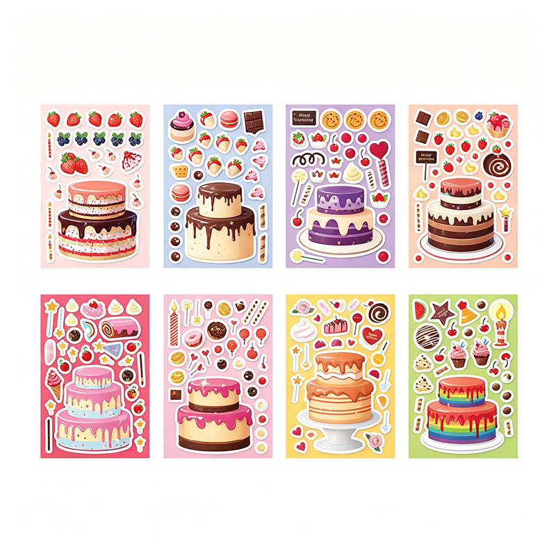Holographic Half Body Girl Dress Up Stickers