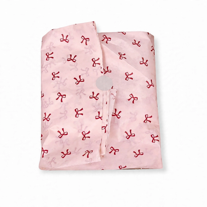 Ballet Bow Wrapping Paper - 1 Sheet
