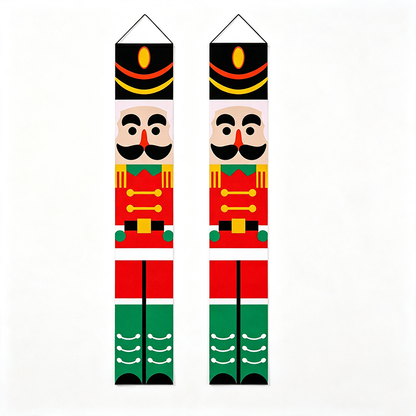 Christmas Porch Banner Door Decorations