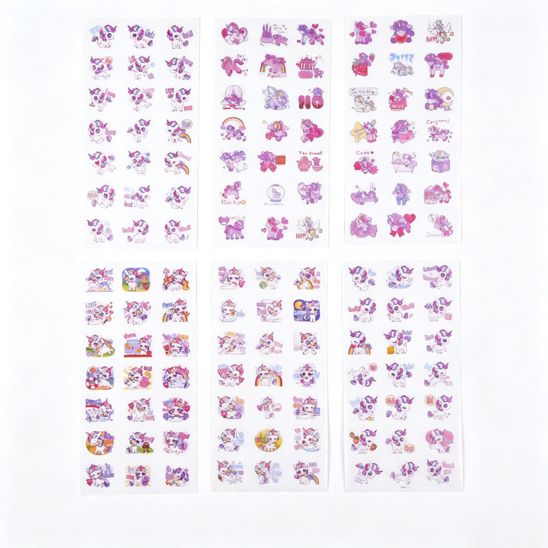 6PCS Washi Sticker Set