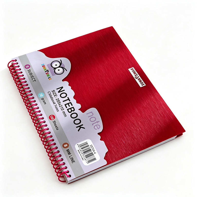 Color Divider Spiral Notebook