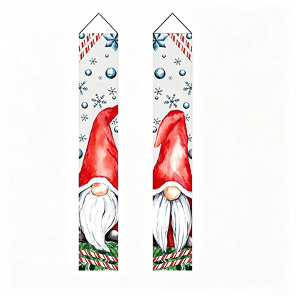 Christmas Porch Banner Door Decorations