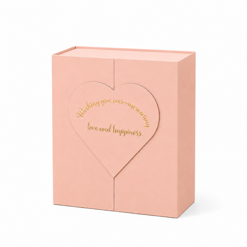Heart Empty Gift Box with Matching Handbag
