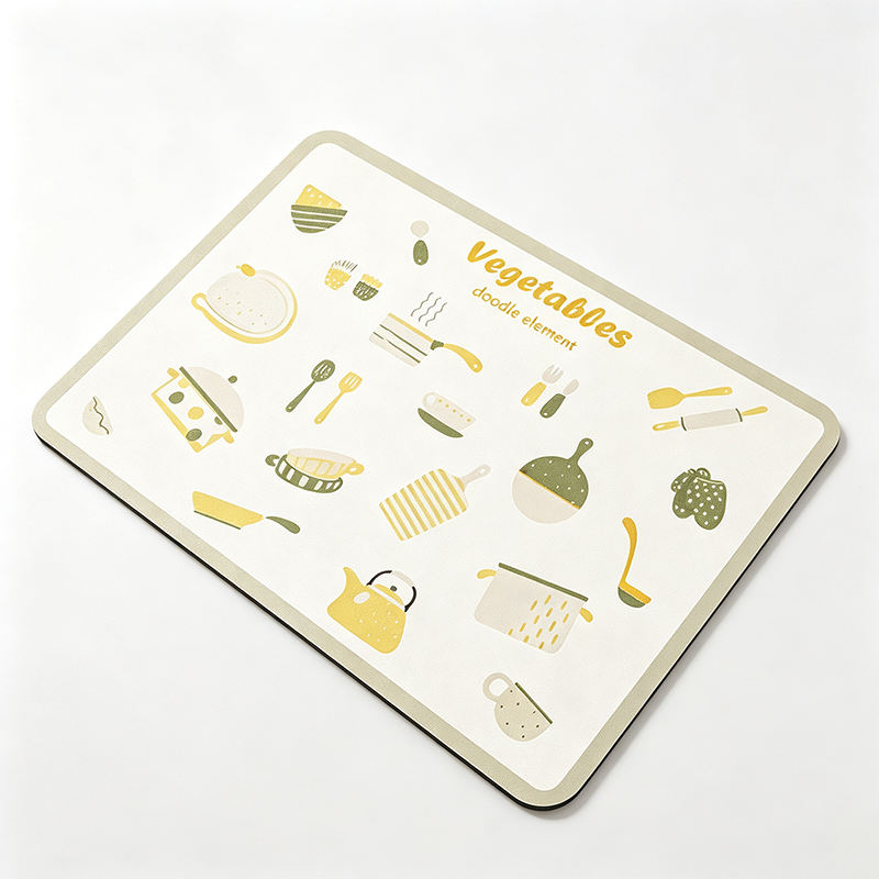 Color Dot Diatomite Drying Mat