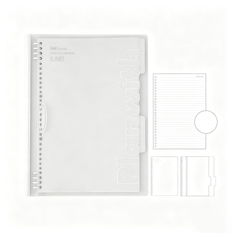 Pastel B5 Refillable Binder Notebook