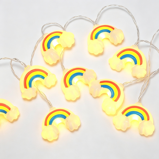 Rainbow Shape Battery Operated String Lights