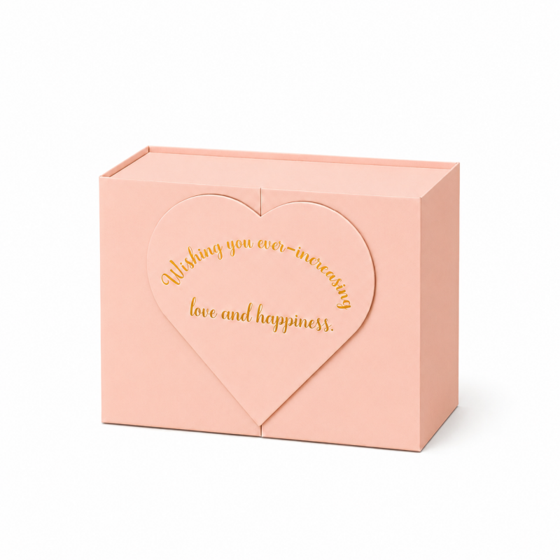 Heart Empty Gift Box with Matching Handbag