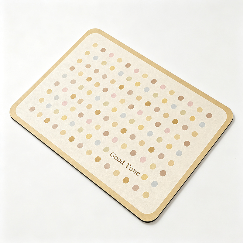 Color Dot Diatomite Drying Mat