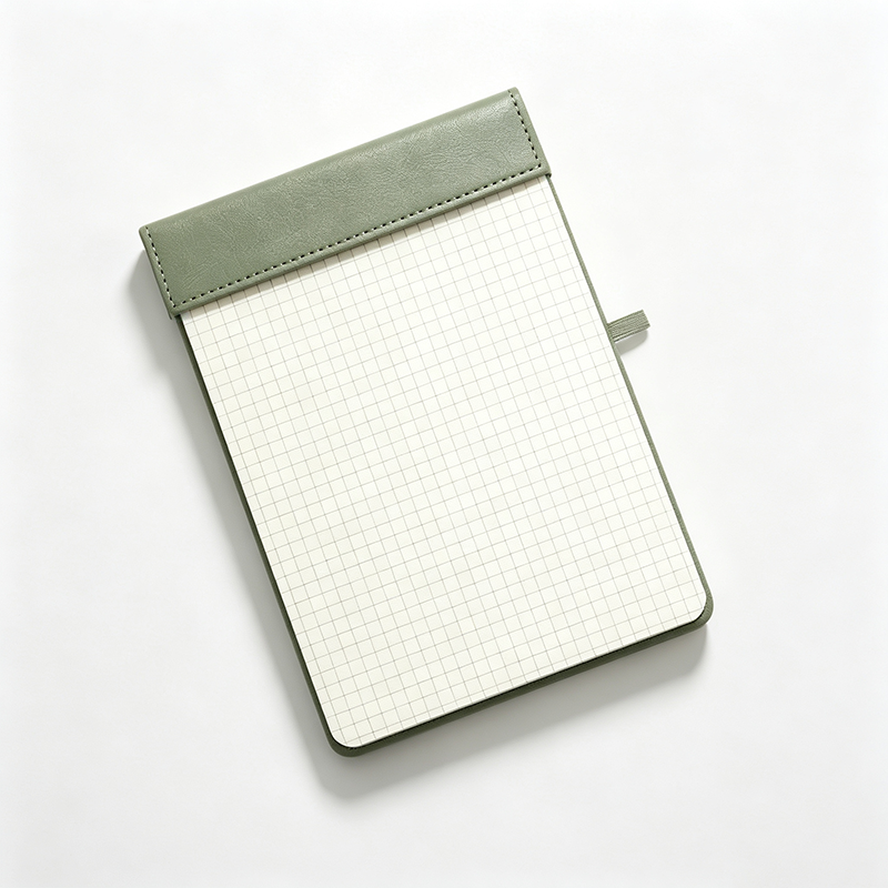 Faux Leather Tear-Off Notepad