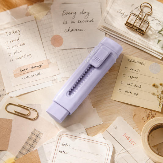 Clip Grip Cylinder Eraser Set