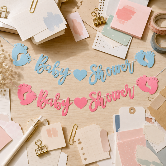 Floral Birthday Party Banner