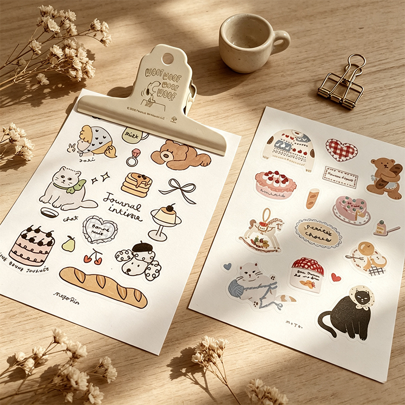 Sweet Bakery Stickers Sticker Sheet