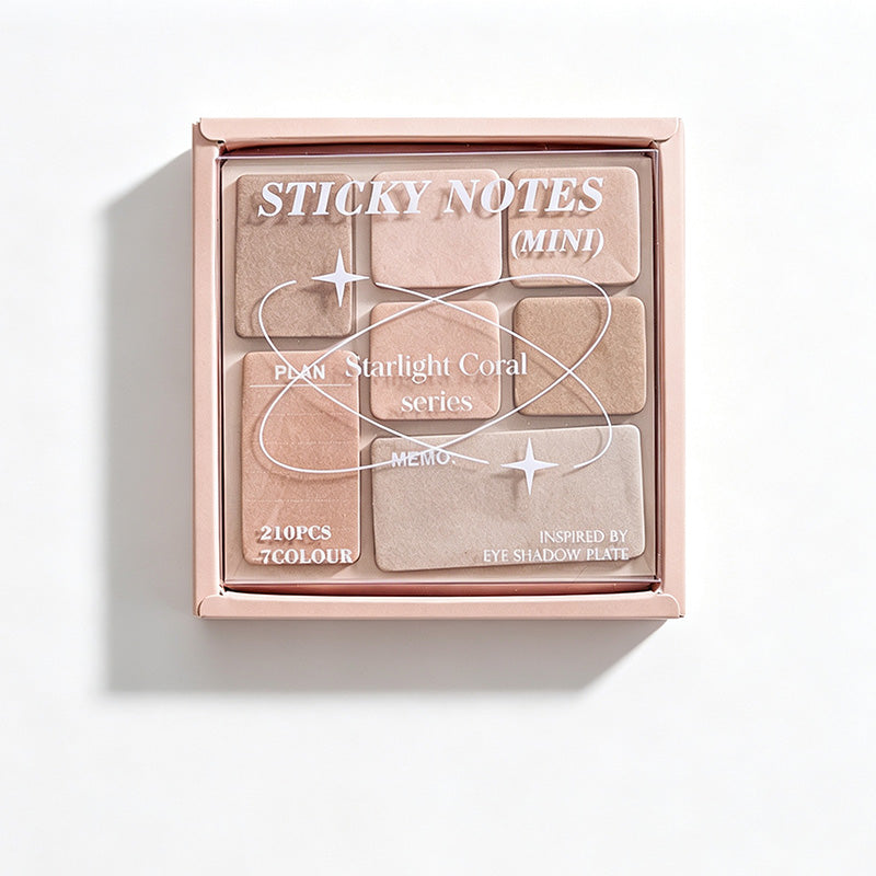 Star Coral Index Sticky Notes Set