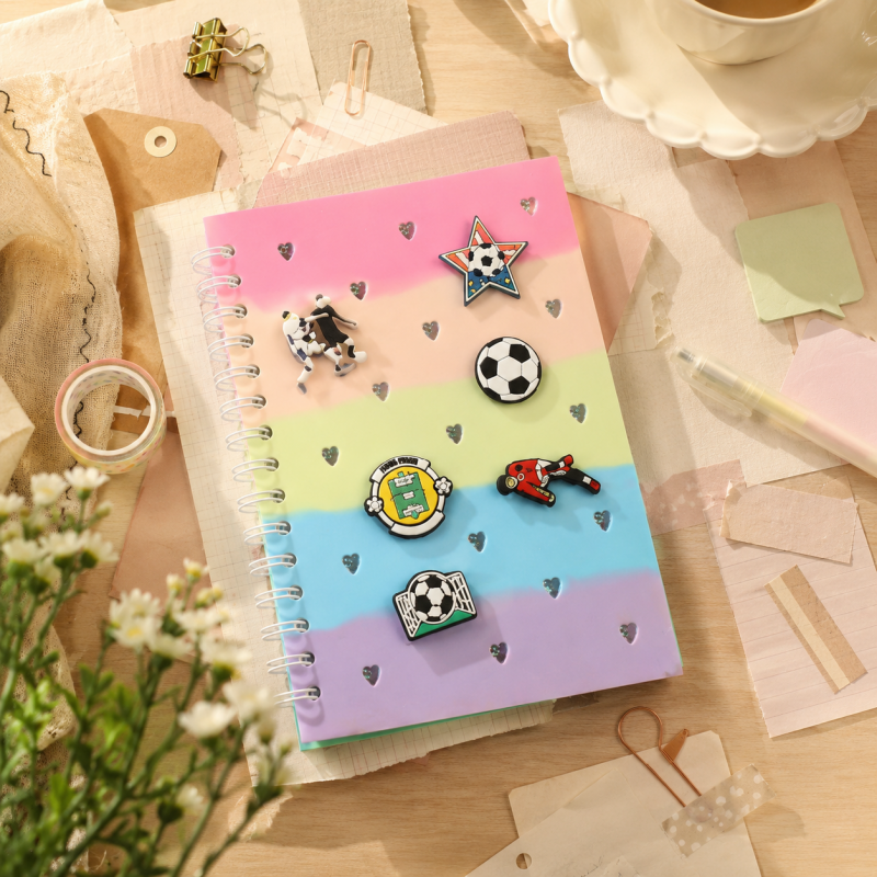 Charm Cover Spiral Notebook