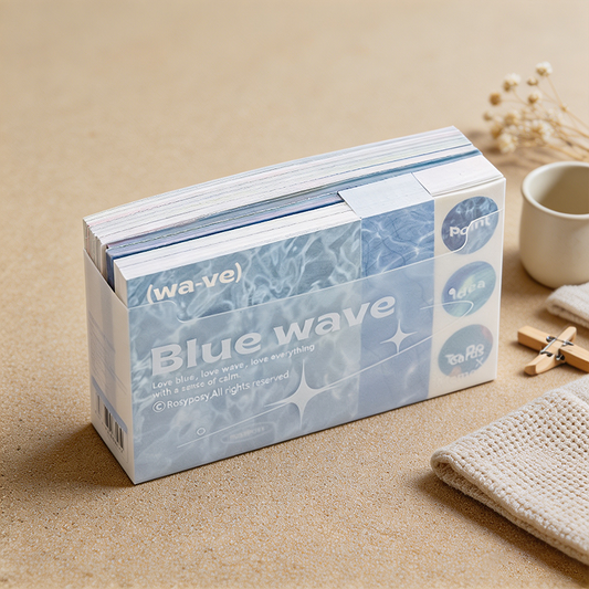 Blue Wave Memo Notes Set