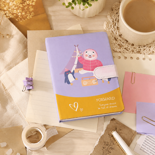 Winter Friends Magnetic Journal Notebook