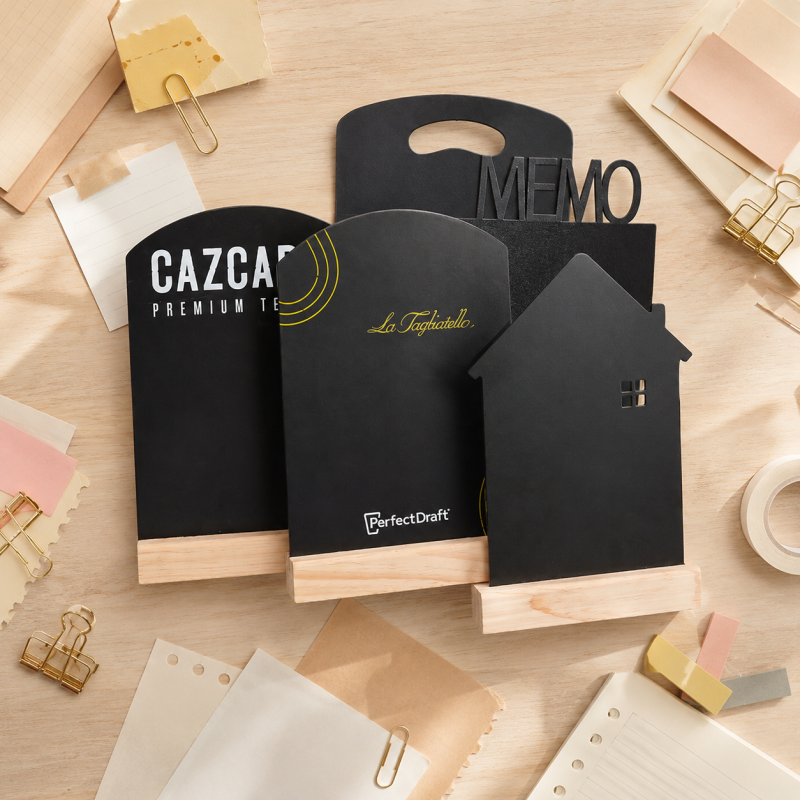 Foldable Black Memo Display Board