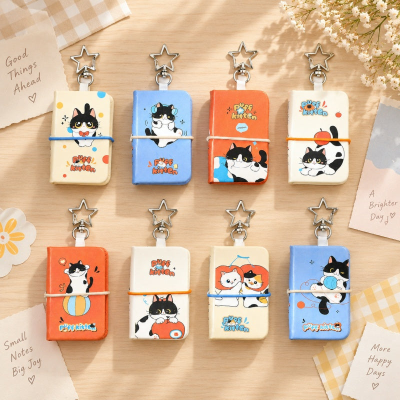 Mini PU Leather Keychain Journal – Assorted Set of 24