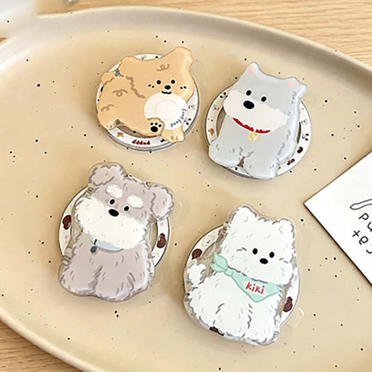 Schnauzer Dog Magnetic Phone Stand