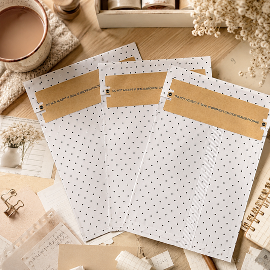 Kraft Packing Sticker Roll