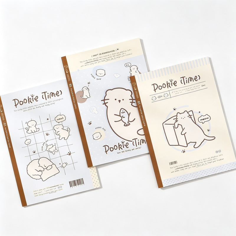 Pookie Times Cute Cat Notebook Set