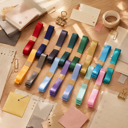 Solid Color Satin Ribbon for Gift Wrapping