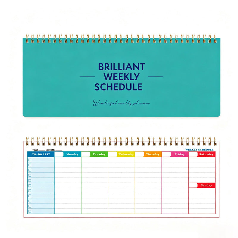 Brilliant Horizontal Weekly Planner Pad