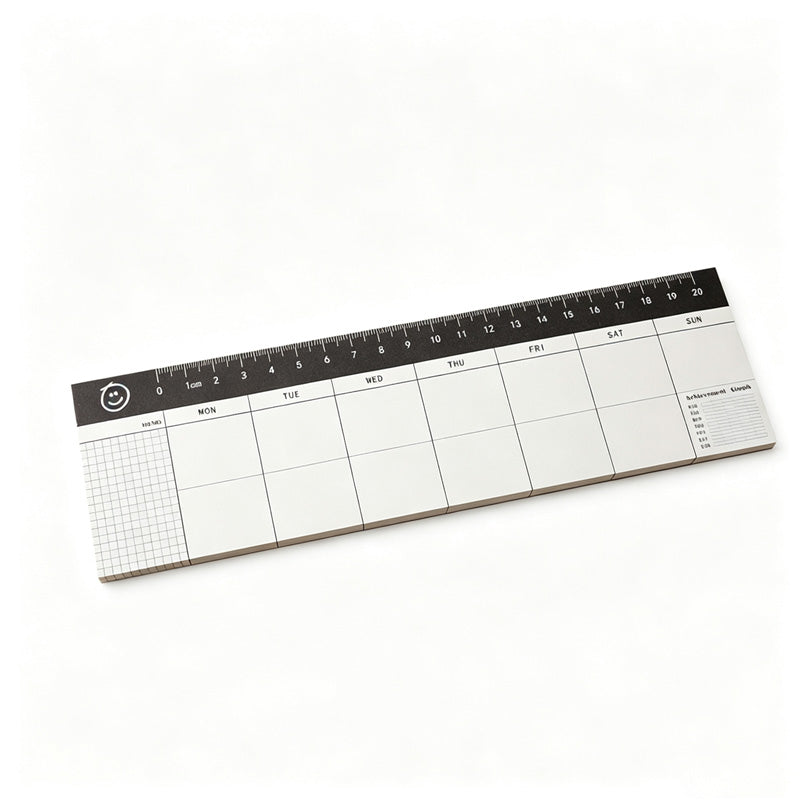 Tear Off Horizontal Weekly Planner